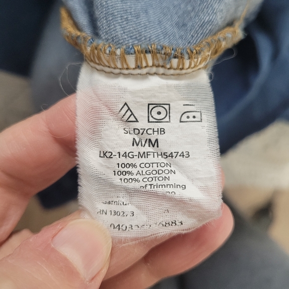 Lee Riders button down denim shirt size Medium - Picture 8 of 8